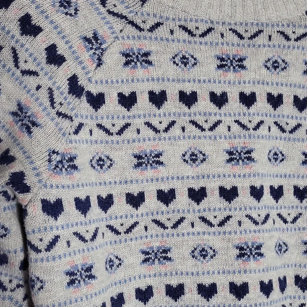 Toad & Co Womens Small Cazadero Crew‎ Neck Sweater Fair Isle Wool Knit Cabincore